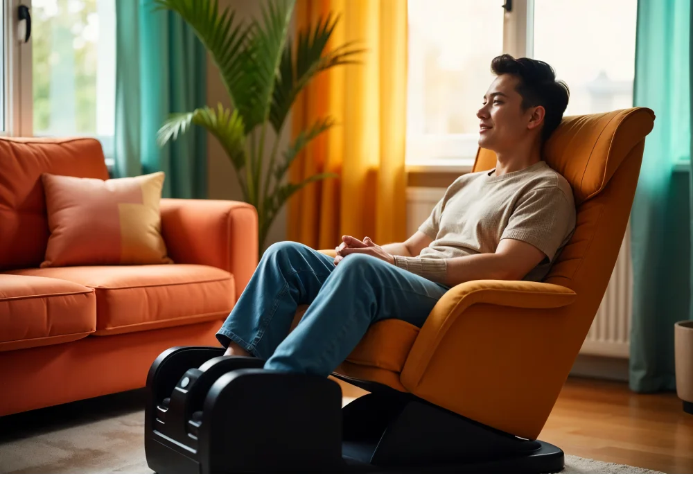 leg massager with heat
